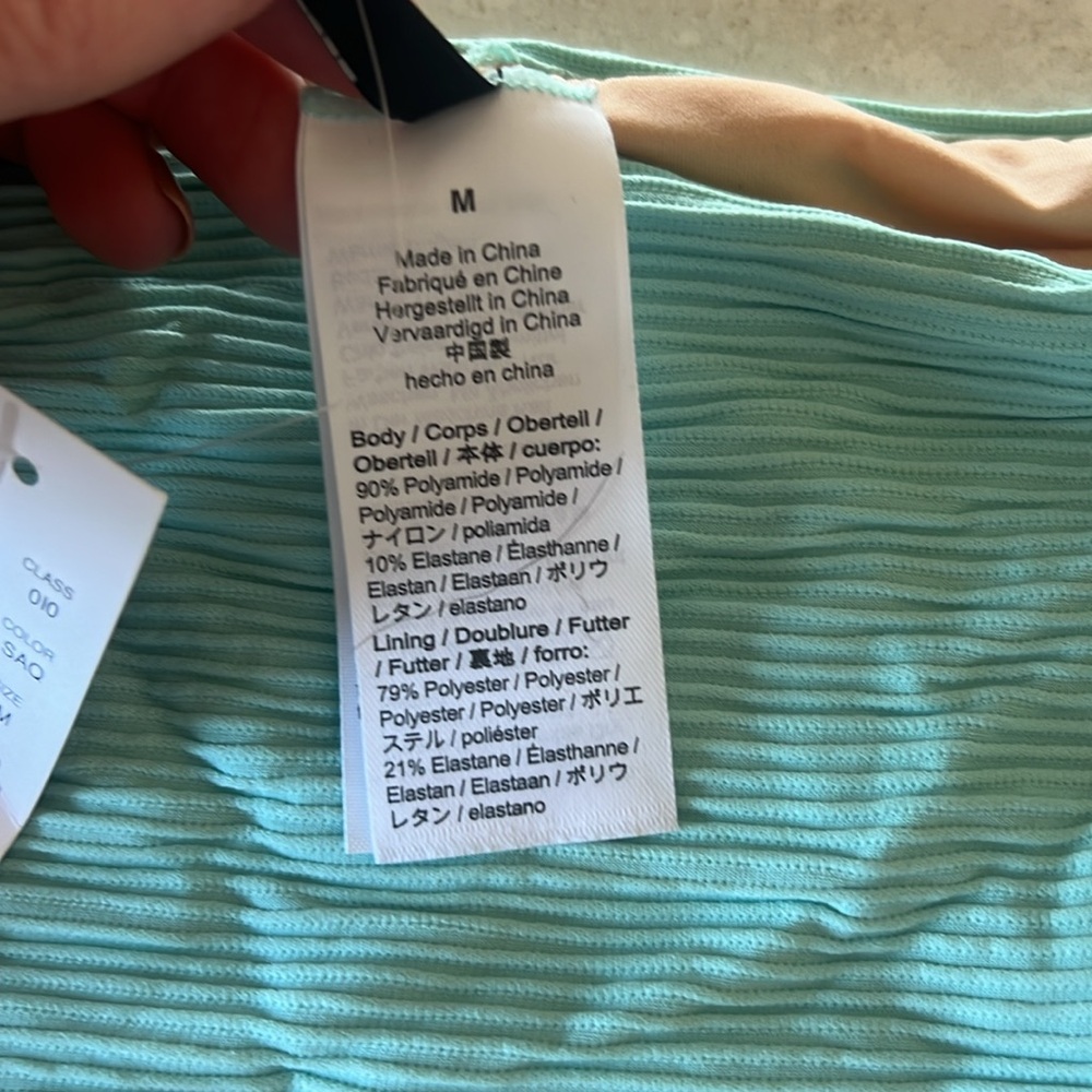 NWT J.Crew Ribbed High Rise Cheeky Bikini Bottom - Picture 3 of 6